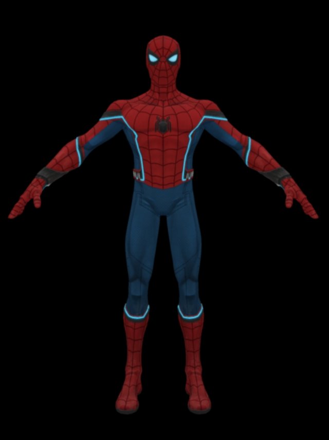 spider-man 3D Model in Man 3DExport