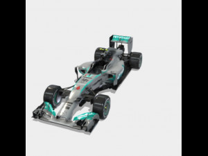 formula one car 3D Model