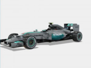 formula one car 3D Model