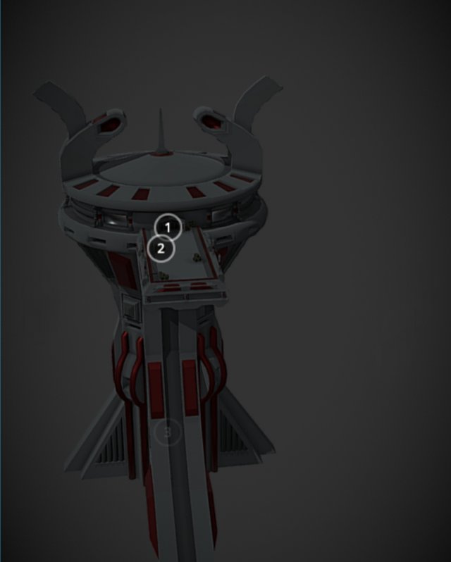 futuristic skyscraper 3D Model .c4d .max .obj .3ds .fbx .stl .blend 