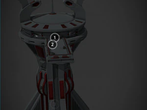 未来摩天大楼 3D 模型