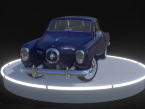 modelo de carro cl&aacute;ssico studebaker Modelo 3D