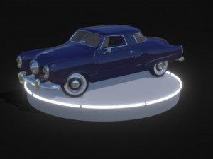 studebaker classic car model 3D 模型
