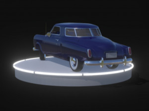 studebaker classic car model 3D 模型
