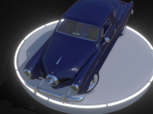studebaker classic car model 3D 模型