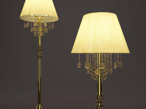 classic floor lamp 3D 模型