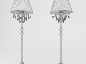 classic floor lamp 3D 模型