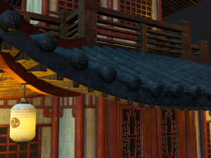 asian japanese and chinese realistic building 3D 모델