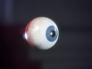 bola mata realistis Model 3D