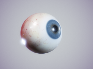 eyeball realistic 3D मॉडल