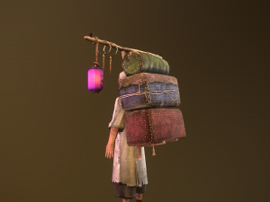 old merchant rigged 3d character 3D Model