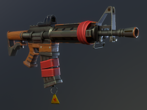 Stylized carbine 3D 모델