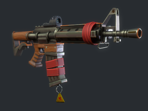 Stylized carbine 3D 모델