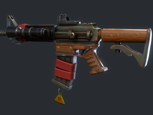 Stylized carbine 3D 모델