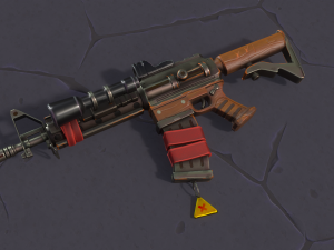 Stylized carbine 3D 모델
