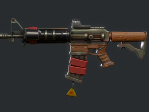 Carabina estilizada Modelo 3D
