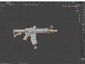 Stylized carbine 3D 모델