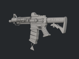 Stylized carbine 3D 모델
