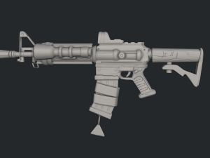 Stylized carbine 3D 모델