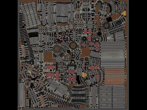 Carabina estilizada Modelo 3D