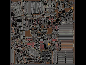 Carabina estilizada Modelo 3D