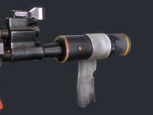 Stylized FN SCARL 3D Model