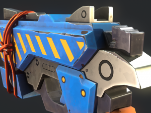 Stylized PBR 4 sniper Pack Series 3D Model