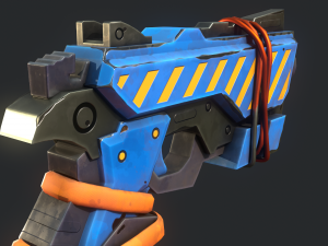 Stylized PBR 4 sniper Pack Series 3D Model