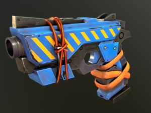Stylized PBR 4 sniper Pack Series 3D Model