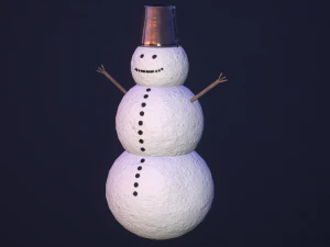 sneeuwman 3D Model