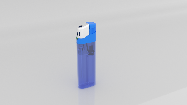 disposable lighter- lawrence3dmodel Model 3D .c4d .max .obj .3ds .fbx .stl .blend 