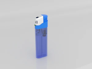 disposable lighter- lawrence3dmodel 3D Model
