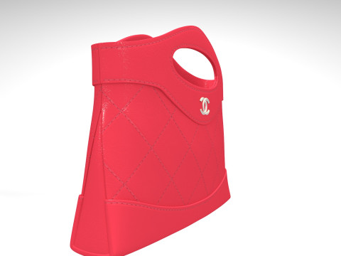 Handbag Nano 31 hot pink 3Dモデル