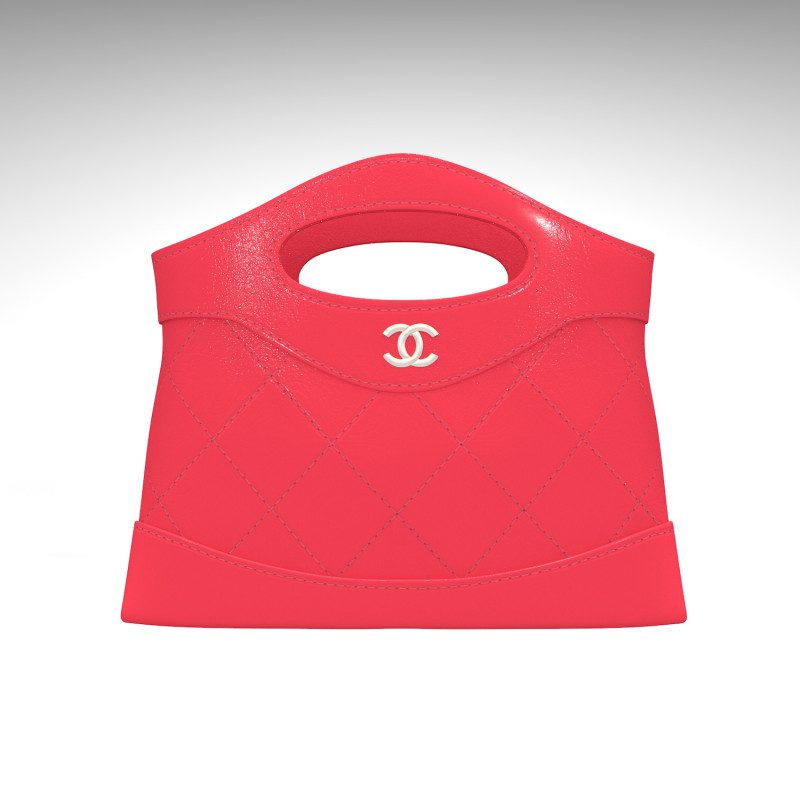 Handbag Nano 31 hot pink 3Dモデル .c4d .max .obj .3ds .fbx .stl .blend 