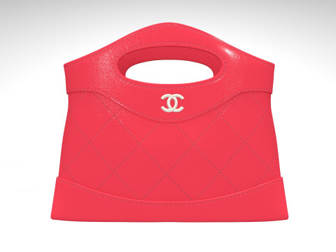 Handbag Nano 31 hot pink 3D 模型