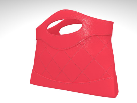 Handbag Nano 31 hot pink 3Dモデル
