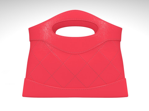 Handbag Nano 31 hot pink 3Dモデル
