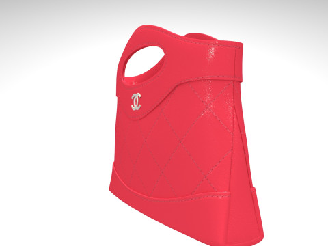 Handbag Nano 31 hot pink 3Dモデル