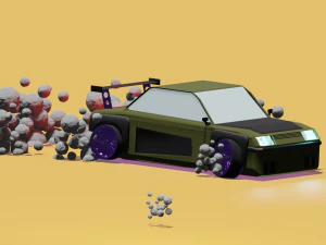 дрифт-кар 3D Модель