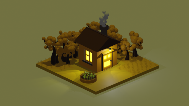 home 3D Model .c4d .max .obj .3ds .fbx .stl .blend 