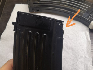 tooth on the ak-74 metal magazine airsoft 3D 打印模型