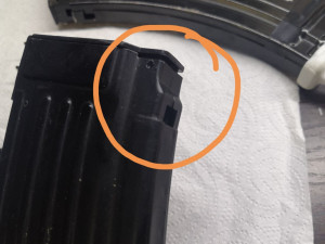 tooth on the ak-74 metal magazine airsoft 3D 打印模型