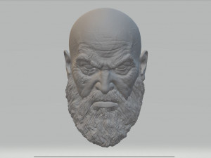 kratos head 3dprint stl 3D Print Model