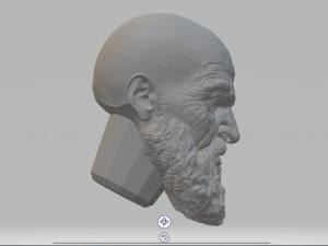 kratos head 3dprint stl 3D Print Model