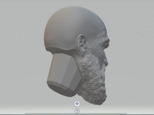 kratos head 3dprint stl 3D Print Model