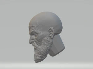 kratos head 3dprint stl 3D Print Model