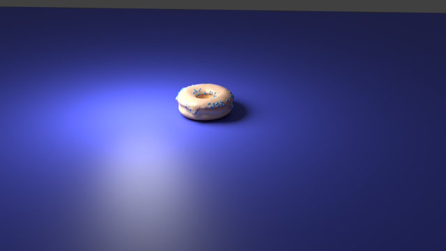 donut 3D Model .c4d .max .obj .3ds .fbx .stl .blend 