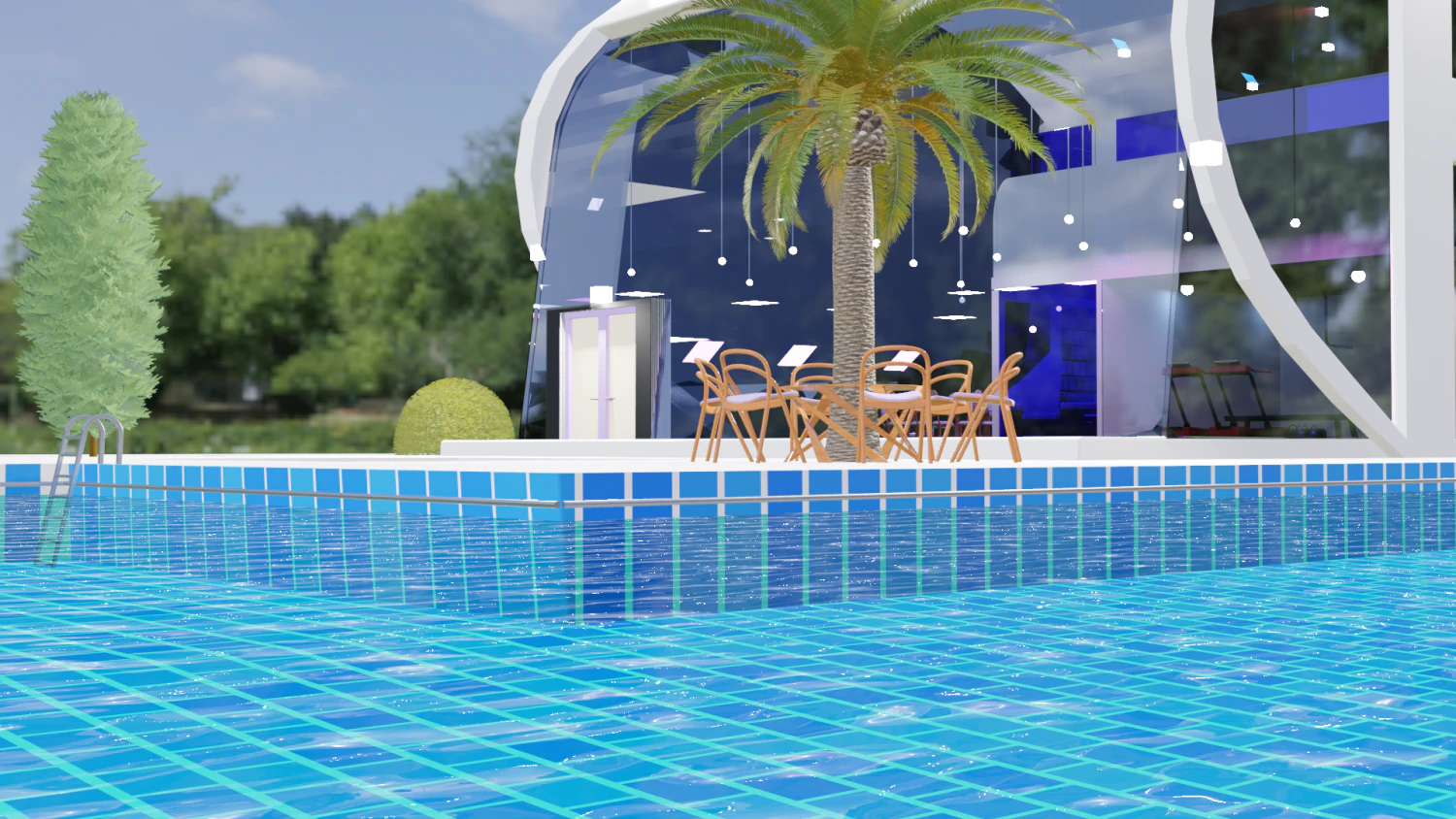 modern house 3D Model .c4d .max .obj .3ds .fbx .stl .blend