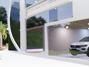 modern house 3D 模型