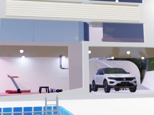 modern house 3D Model